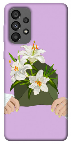 Чохол itsPrint Flower message для Samsung Galaxy A73 5G
