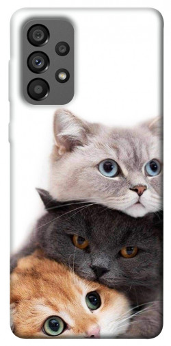 Чехол itsPrint Три кота для Samsung Galaxy A73 5G