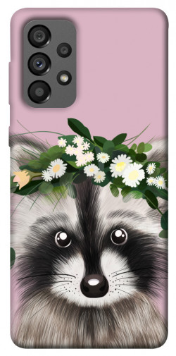 Чехол itsPrint Raccoon in flowers для Samsung Galaxy A73 5G
