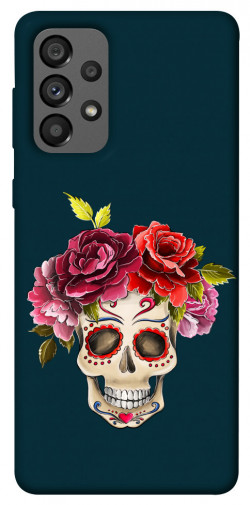 Чохол itsPrint Flower skull для Samsung Galaxy A73 5G