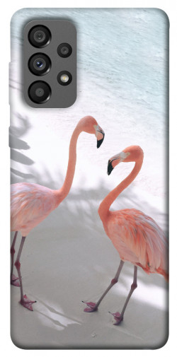 Чехол itsPrint Flamingos для Samsung Galaxy A73 5G