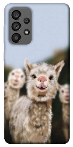 Чехол itsPrint Funny llamas для Samsung Galaxy A73 5G