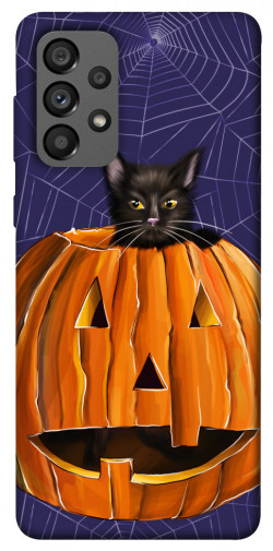 Чехол itsPrint Cat and pumpkin для Samsung Galaxy A73 5G