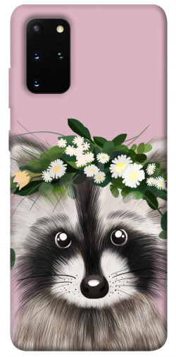 Чохол itsPrint Raccoon in flowers для Samsung Galaxy S20+