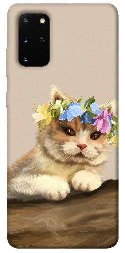 Чехол itsPrint Cat in flowers для Samsung Galaxy S20+