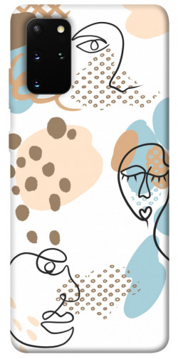 Чехол itsPrint Face pattern для Samsung Galaxy S20+