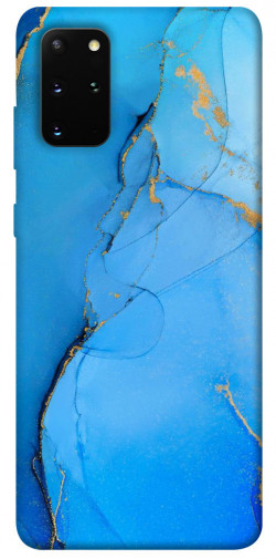 Чехол itsPrint Синий с золотом для Samsung Galaxy S20+