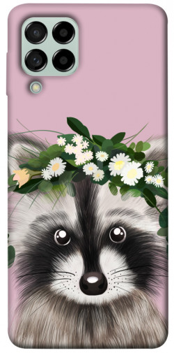 Чехол itsPrint Raccoon in flowers для Samsung Galaxy M53 5G
