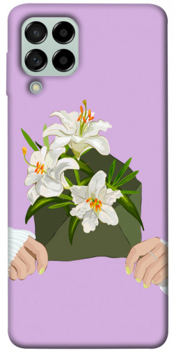 Чехол itsPrint Flower message для Samsung Galaxy M53 5G