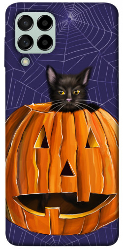 Чехол itsPrint Cat and pumpkin для Samsung Galaxy M53 5G