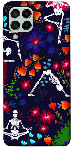 Чехол itsPrint Yoga skeletons для Samsung Galaxy M53 5G