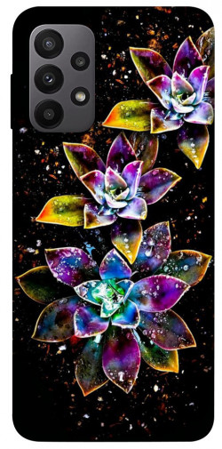 Чохол itsPrint Flowers on black для Samsung Galaxy A23 4G