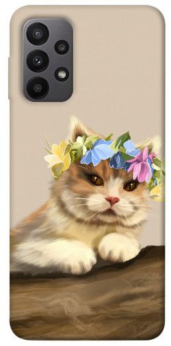 Чехол itsPrint Cat in flowers для Samsung Galaxy A23 4G