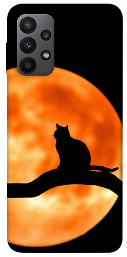 Чехол itsPrint Кот на фоне луны для Samsung Galaxy A23 4G