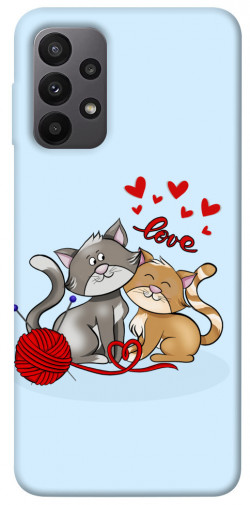 Чохол itsPrint Два коти Love для Samsung Galaxy A23 4G