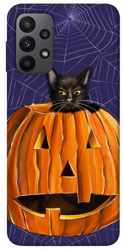 Чохол itsPrint Cat and pumpkin для Samsung Galaxy A23 4G