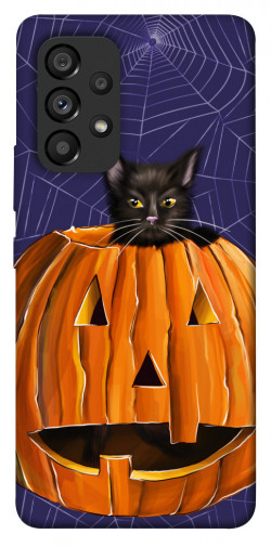Чехол itsPrint Cat and pumpkin для Samsung Galaxy A53 5G
