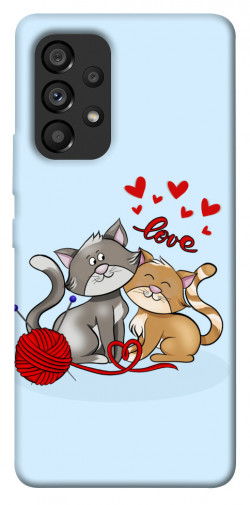 Чохол itsPrint Два коти Love для Samsung Galaxy A53 5G