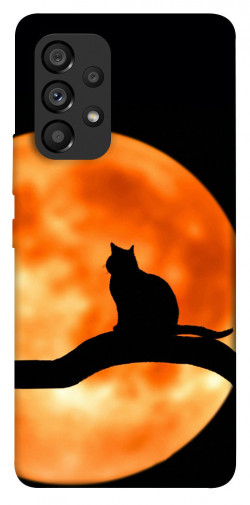 Чехол itsPrint Кот на фоне луны для Samsung Galaxy A53 5G