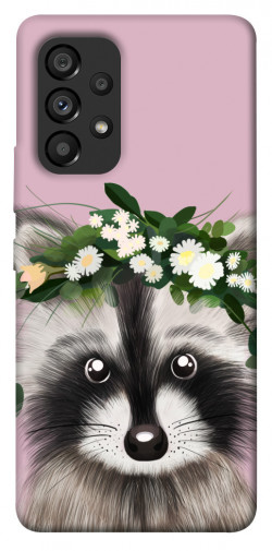 Чохол itsPrint Raccoon in flowers для Samsung Galaxy A53 5G