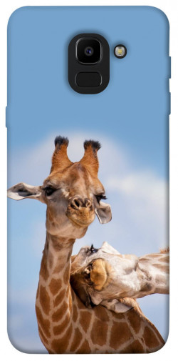 Чохол itsPrint Милі жирафи для Samsung J600F Galaxy J6 (2018)
