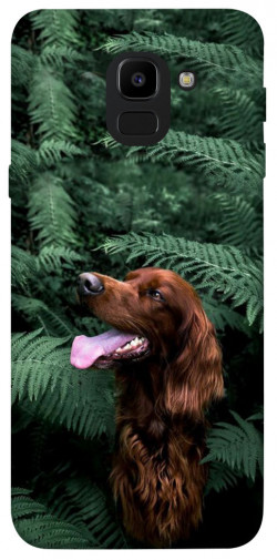 Чехол itsPrint Собака в зелени для Samsung J600F Galaxy J6 (2018)