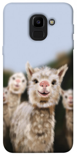 Чохол itsPrint Funny llamas для Samsung J600F Galaxy J6 (2018)
