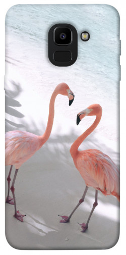 Чехол itsPrint Flamingos для Samsung J600F Galaxy J6 (2018)