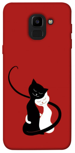 Чехол itsPrint Влюбленные коты для Samsung J600F Galaxy J6 (2018)
