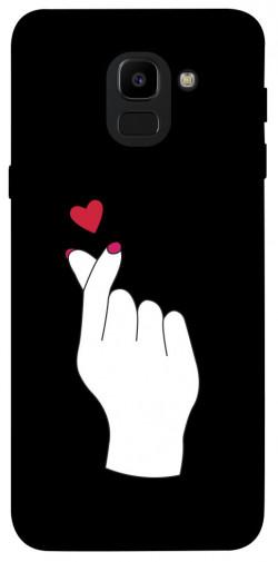 Чехол itsPrint Сердце в руке для Samsung J600F Galaxy J6 (2018)