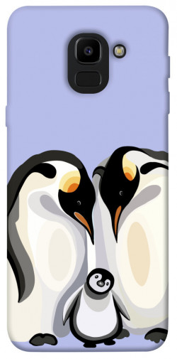 Чехол itsPrint Penguin family для Samsung J600F Galaxy J6 (2018)