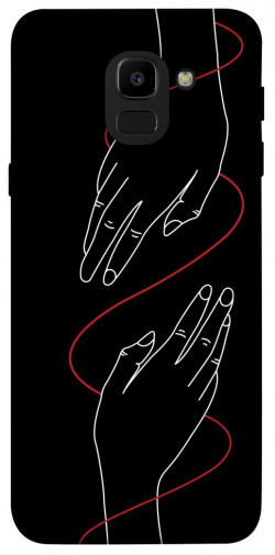 Чехол itsPrint Плетение рук для Samsung J600F Galaxy J6 (2018)