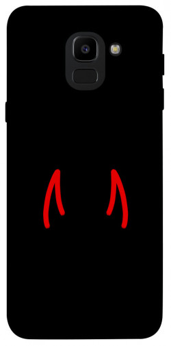 Чехол itsPrint Red horns для Samsung J600F Galaxy J6 (2018)