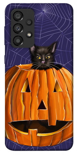 Чехол itsPrint Cat and pumpkin для Samsung Galaxy A33 5G