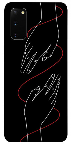 Чехол itsPrint Плетение рук для Samsung Galaxy S20