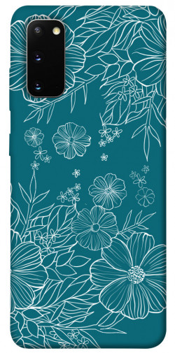 Чехол itsPrint Botanical illustration для Samsung Galaxy S20