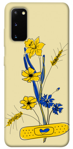 Чехол itsPrint Українські квіточки для Samsung Galaxy S20