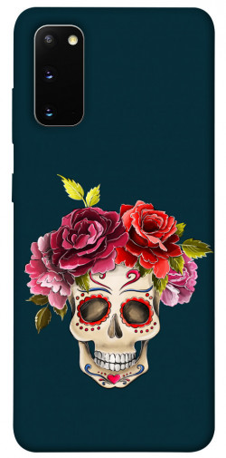 Чехол itsPrint Flower skull для Samsung Galaxy S20