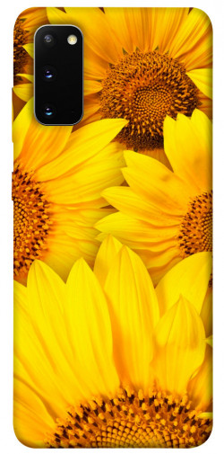 Чехол itsPrint Букет подсолнухов для Samsung Galaxy S20