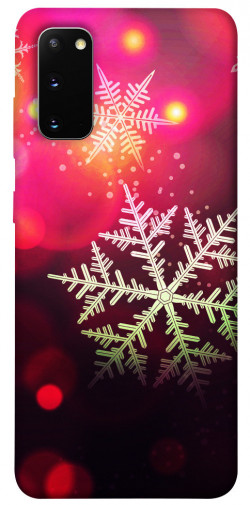 Чохол itsPrint Сніжинки для Samsung Galaxy S20