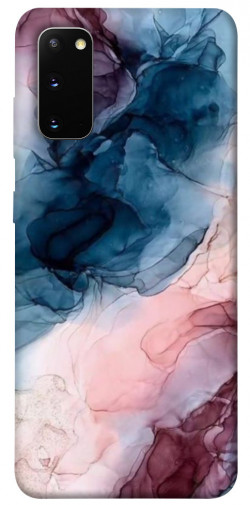 Чехол itsPrint Розово-голубые разводы для Samsung Galaxy S20