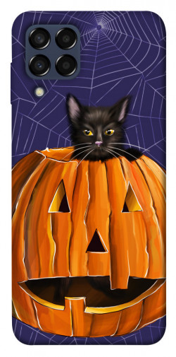 Чохол itsPrint Cat and pumpkin для Samsung Galaxy M33 5G