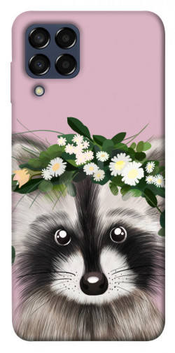 Чохол itsPrint Raccoon in flowers для Samsung Galaxy M33 5G