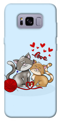 Чехол itsPrint Два кота Love для Samsung G955 Galaxy S8 Plus