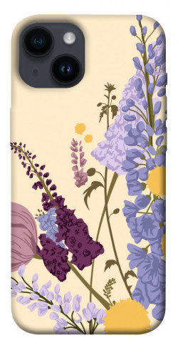 Чехол itsPrint Flowers art для Apple iPhone 14 (6.1")