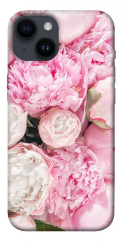 Чохол itsPrint Pink peonies для Apple iPhone 14 (6.1")