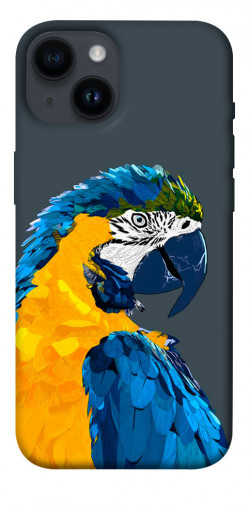 Чехол itsPrint Попугай для Apple iPhone 14 (6.1")