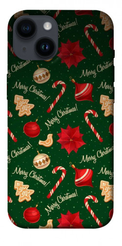 Чехол itsPrint Merry Christmas для Apple iPhone 14 (6.1")