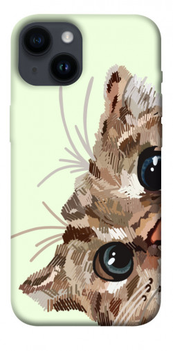 Чохол itsPrint Cat muzzle для Apple iPhone 14 (6.1")