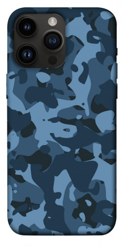 Чехол itsPrint Синий камуфляж для Apple iPhone 14 Pro Max (6.7")